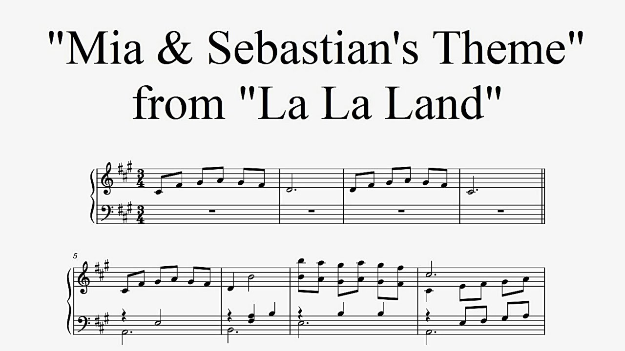 mia and sebastian's theme